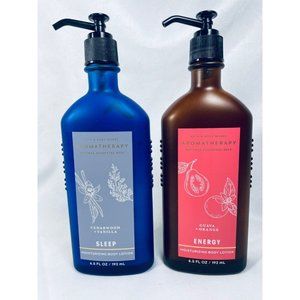 Bath & Body Works Aromatherapy Sleep Energy Lotion 6.5 oz Glass Bottle Pump